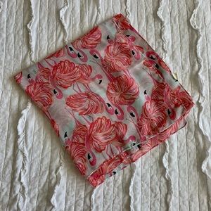 Lina & Lily Flamingo Print Scarf/Wrap